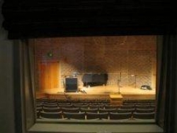Recital Hall view from control room